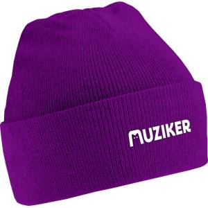 Muziker Merch Beechfield Cuffed Шапка Purple UNI (308694170)