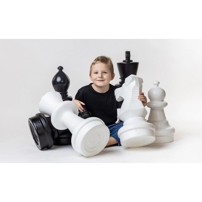 Záhradné plastové šachové figúrky veľké 64 cm