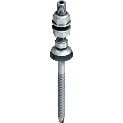 EJOT KOTVENÍ EJOT® Držák solárních zařízení JT3-SB-3-8,0xL závitový čep M10 x 70 mm Varianta: sada JT3-SB-3-8,0x195/M10x70 FZD DIN 934