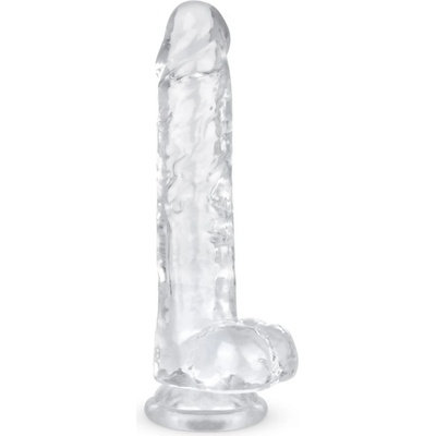 Easytoys Jelly Dildo with Balls 19cm