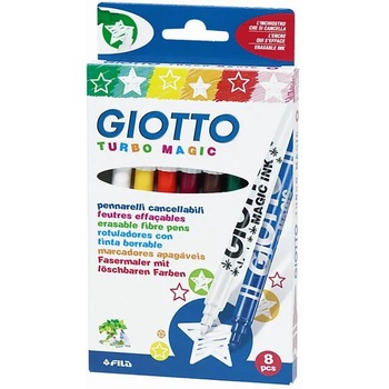 GIOTTO Флумастри 8 цвята Turbo Magic