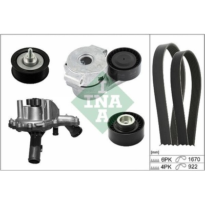 Vodní pumpa + klínový žebrový řemen Schaeffler INA 529 0301 30