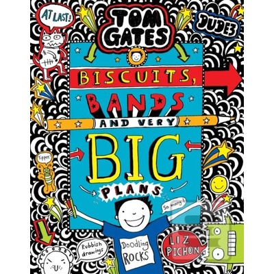 Tom Gates: Biscuits, Bands and Very Big Plans Pichon LizPevná vazba