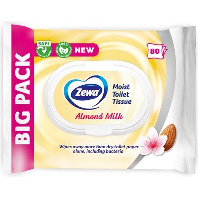 Zewa Влажна ТХ Almond Milk 80бр (6625)