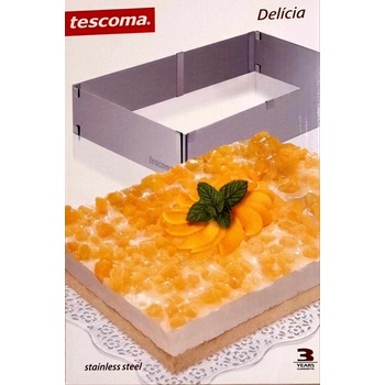 Tescoma nastavitelná forma na tortu obdélníková Delícia 28x20–50x34 cm