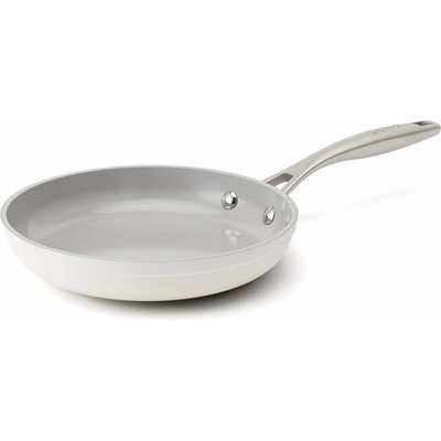 Elmich Nepřilnavá keramická pánev Zen 20 cm - krémově bílá