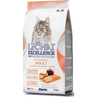 Monge LECHAT EXCELLENCE ADULT Salmon superprémiové s lososem 1,5 kg