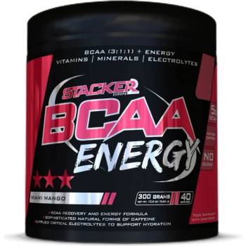 Image 1 of Stacker BCAA Energy | with Caffeine & Minerals [300 грама] Манго