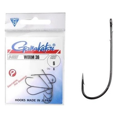 Gamakatsu Worm 36 Hooks vel.3 6 ks