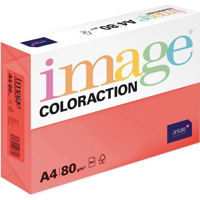 Image Coloraction A4 80 g papír barevný intenzivní červený 500 listů