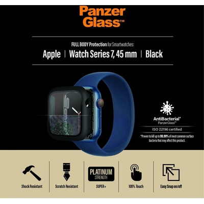 PanzerGlass Apple Watch Series 7 45mm, antibakteriální 3664 – Zboží Živě