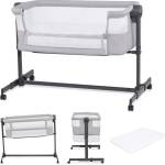 KinderKraft NESTEE UP 2 бебешка кошара GREY (KLNEE002LGR0000) - xmall