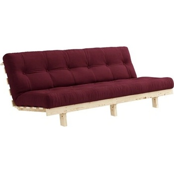 Karup sofa LEAN natural přírodní + futon bordeaux 710