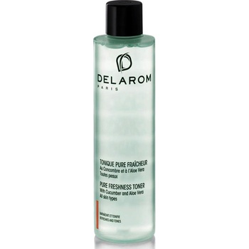 Delarom Pure Freshness Toner - čistící osvěžující tonikum s okurkou a aloe vera 200 ml