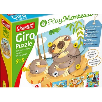 Quercetti Giro Puzzle spinning puzzle