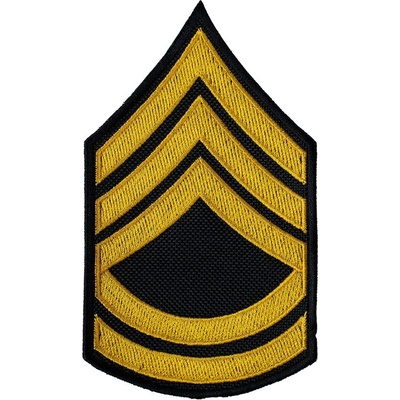 NAVYS Nášivka US hodnost SERGEANT FIRST CLASS - ZLATÁ