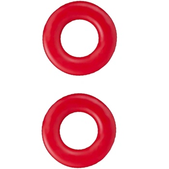 Blush Комплект пенис рингове - пенис пристегачи "donut red rings" 2 броя