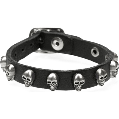 Black & metal гривна Черепи мини - bwz-713