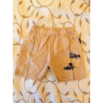 šortky plátěné béžová