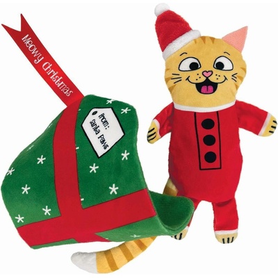 Kong Cat Holiday Pull A Partz Present s Catnipom
