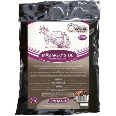 Slovakia Farma Mäsiarsky stôl 33/20 lisované hypoalergenní 4 kg
