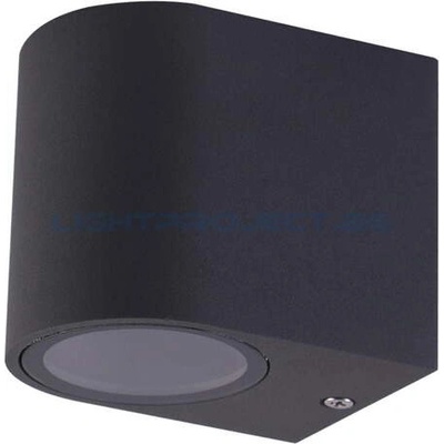 VITO АПЛИК VITO ФАСАДЕН SPIDER 1D GU10 98x80x67мм IP44 ЕДНОПОСОЧЕН АЛУМИНИЙ АНТРАЦИТ (3230030)