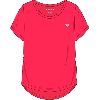 Roxy Дамска тениска Roxy Women's Oceanwave Regular Emby T-shirt - Hibiscus - размер XXS (916-6308-0311)