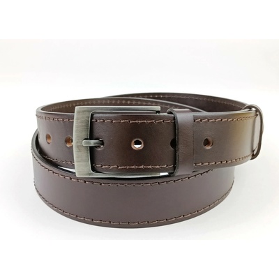 Penny Belts pánský opasek Jeans hnědý opasek Jeans