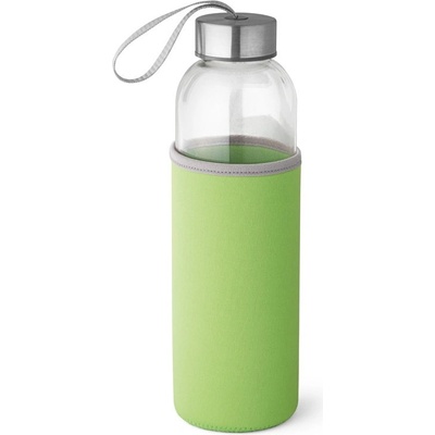 Raise Športová fľaša zo skla a nerezovej ocele 520 ml Svetlo zelená, 520 ml