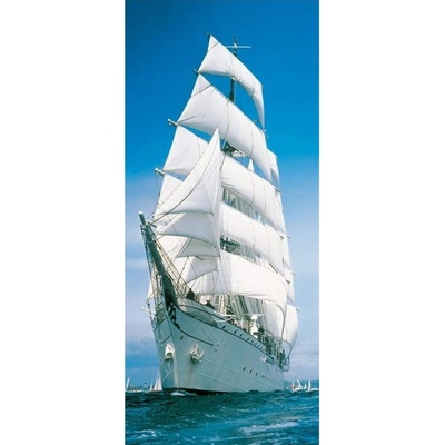 Komar Papírová fototapeta Sunny Decor plachetnice 86 x 220 cm 2 dílná