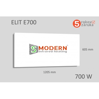 SMODERN InfraELIT E700, 700 W, bíly
