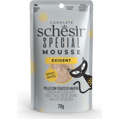 Schesir Special Exigent kuřecí s kachními játry 12 x 70 g