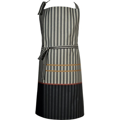 Sander Tim zástěra barva 34 šedo-černá