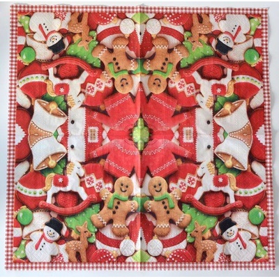 Ubrousek na decoupage Zima a Vánoce Perníčky – Hledejceny.cz