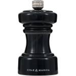 Cole&Mason Cole& Mason - Мелничка за сол HOXTON 10, 4 см бук/лъскаво черен (GG565)