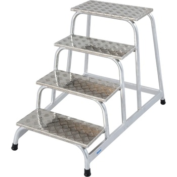 KRAUSE Алуминиева монтажна степенка с 4 стъпала Krause Stabilo, 1x4 (10805041) (10805041)