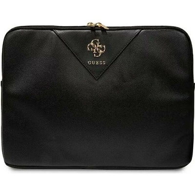 Guess Sleeve 14" černý trojúhelníkový 4G GUCS14ZPGSTEGK