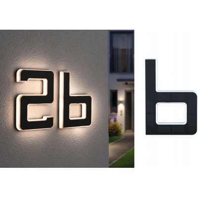 Paulmann Solární domovní číslo Písmeno B LED 0,2W 3000K
