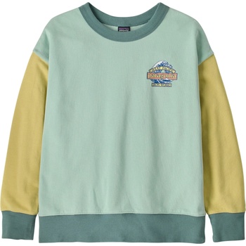 Patagonia Детски пуловер Patagonia Kid's Crew Sweatshirt Jumper - Great Waves: Thin Ice (704-5987-0113)