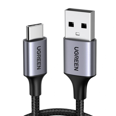 UGREEN Кабел за бързо зареждане от USB-A към USB-C 3A Max черен 1 м US288
