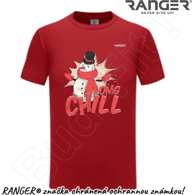 Ranger tričko OMG Chill červená