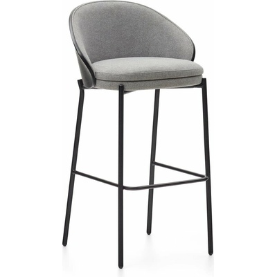 Kave Home Eamy 77 cm čierna / sivá