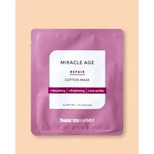 Thank You Farmer Omladzujúca pleťová maska Miracle Age Repair Cotton Mask - 25 ml / 1 ks