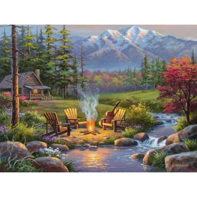 Ravensburger - Puzzle Living room by the river 750 - 750 piese