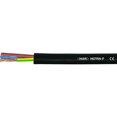 Helu 37061 kabel s gumovou izolací H07RN-F 5 G 1.5 mm² černá 100 m