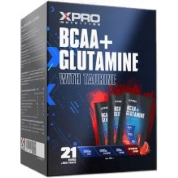 XPRO BCAA 4: 1: 1 + Glutamine | with Taurine [21 x 12 грама] Диня