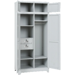 Carmen Метален шкаф Carmen CR-1229 GR - сив (3580084) - bay