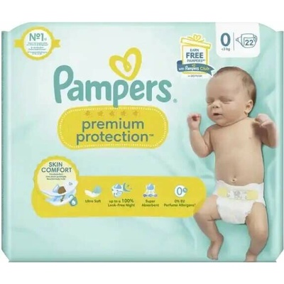 Pampers Premium 0 22ks