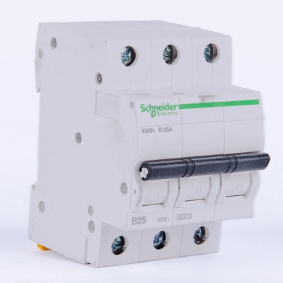 Schneider Electric 3P B25A K60N 6kA A9K01325