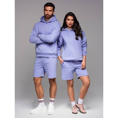 Ombre Clothing УНИСЕКС спортен костюм суитшърт + шорти - лавандула V9 Z110 Ombre Clothing Ombre Clothing | Lilav | МЪЖЕ | XS/S